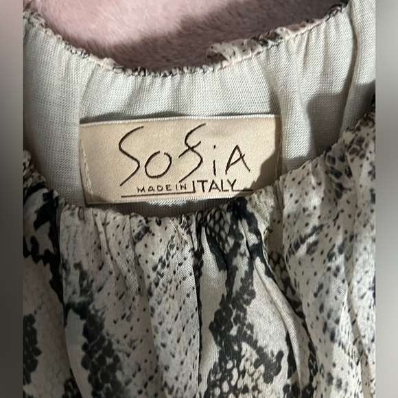 SOFIA Snakeskin Maxi Dress - L - Picture 4 of 5